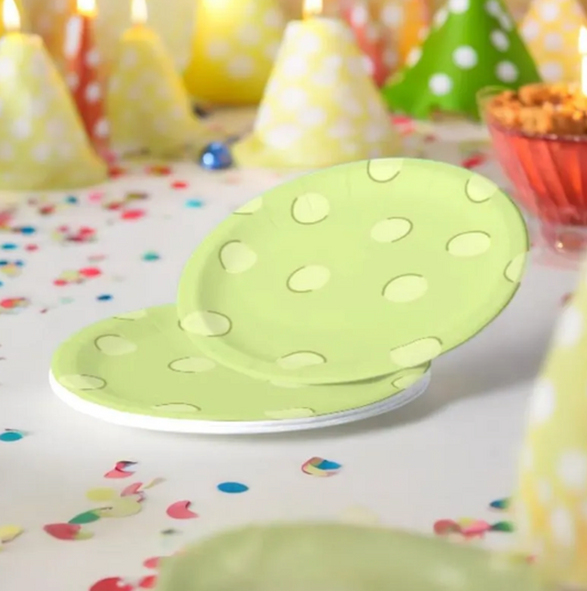 Pickleball Birthday Plates | 8 Count | Dessert Plates | Pickleball 1st Birthday | Decorations | Bachelorette