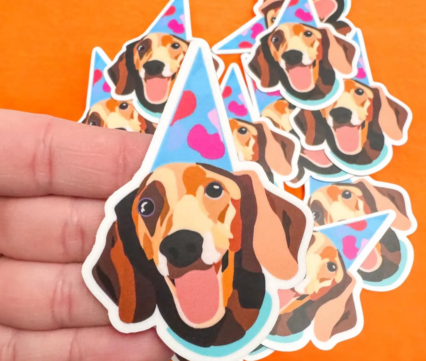 Dachshund | Decal | Gift | Dachshund Birthday Sticker | Gift | Weener Dog Accessory | Dog Sticker | Funny and Cute