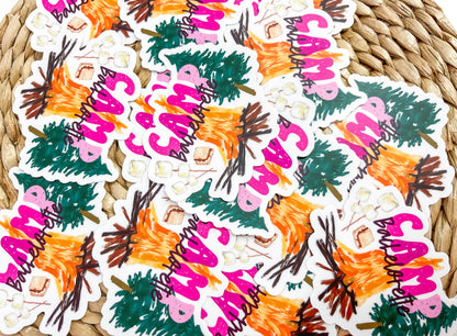 Camp Bachelorette Sticker