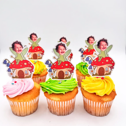 24 Cupcake Toppers | Fairy Birthday Party Decorations | Our Little Fairy | Fairy First Birthday | Fairy Birthday Theme | Fairy Girl Birthday |
