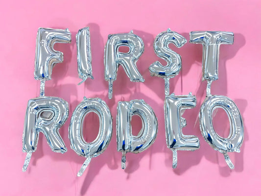 First Rodeo Party Balloon Bundle | My First Rodeo Birthday | Disco Cowgirl Party | Cowboy Cowgirl Theme | Western Birthday Party Decor