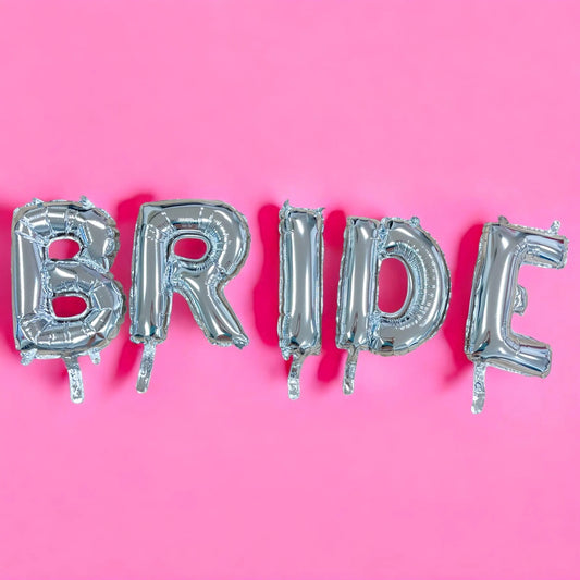 Bride Balloon Letters | Bride Bachelorette | Bridal Shower | Bride to Be | Party Decorations | Party Supplies