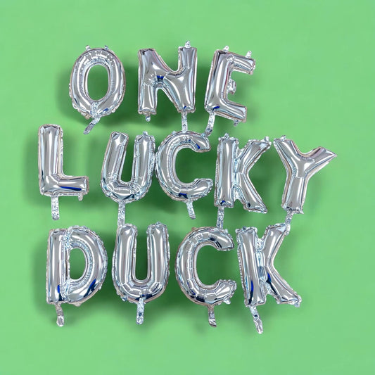 One Lucky Duck Party Balloon Bundle | Mallard Duck Birthday | Duck Hunting Party | Lucky Theme |First Birthday Party Decor